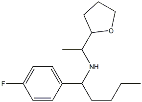 [1-(4-fluorophenyl)pentyl][1-(oxolan-2-yl)ethyl]amine Struktur