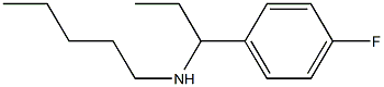 [1-(4-fluorophenyl)propyl](pentyl)amine Struktur