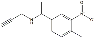 [1-(4-methyl-3-nitrophenyl)ethyl](prop-2-yn-1-yl)amine Struktur