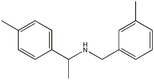 [1-(4-methylphenyl)ethyl][(3-methylphenyl)methyl]amine Struktur