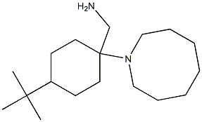 [1-(azocan-1-yl)-4-tert-butylcyclohexyl]methanamine Struktur