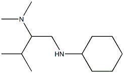 [1-(cyclohexylamino)-3-methylbutan-2-yl]dimethylamine Struktur