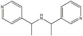 [1-(pyridin-3-yl)ethyl][1-(pyridin-4-yl)ethyl]amine Struktur