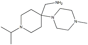 [1-isopropyl-4-(4-methylpiperazin-1-yl)piperidin-4-yl]methylamine Struktur