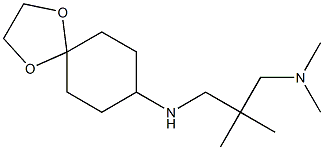 [2-({1,4-dioxaspiro[4.5]decan-8-ylamino}methyl)-2-methylpropyl]dimethylamine Struktur