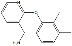 [2-(2,3-dimethylphenoxy)pyridin-3-yl]methylamine Struktur