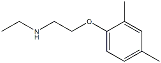 [2-(2,4-dimethylphenoxy)ethyl](ethyl)amine Struktur