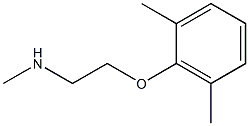 [2-(2,6-dimethylphenoxy)ethyl](methyl)amine Struktur