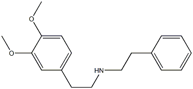 [2-(3,4-dimethoxyphenyl)ethyl](2-phenylethyl)amine Struktur