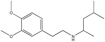 [2-(3,4-dimethoxyphenyl)ethyl](4-methylpentan-2-yl)amine Struktur