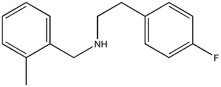 [2-(4-fluorophenyl)ethyl][(2-methylphenyl)methyl]amine Struktur