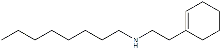 [2-(cyclohex-1-en-1-yl)ethyl](octyl)amine Struktur