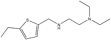 [2-(diethylamino)ethyl][(5-ethylthiophen-2-yl)methyl]amine Struktur