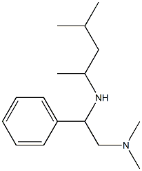 [2-(dimethylamino)-1-phenylethyl](4-methylpentan-2-yl)amine Struktur