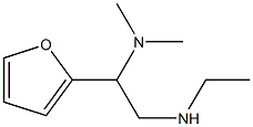 [2-(dimethylamino)-2-(furan-2-yl)ethyl](ethyl)amine Struktur