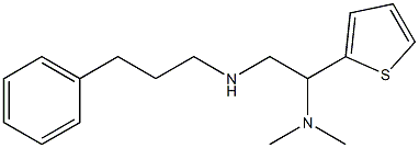 [2-(dimethylamino)-2-(thiophen-2-yl)ethyl](3-phenylpropyl)amine Struktur