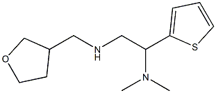 [2-(dimethylamino)-2-(thiophen-2-yl)ethyl](oxolan-3-ylmethyl)amine Struktur