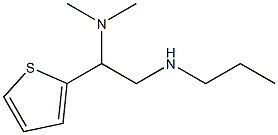 [2-(dimethylamino)-2-(thiophen-2-yl)ethyl](propyl)amine Struktur