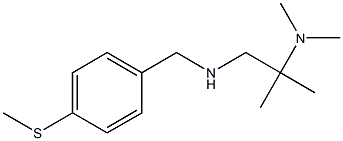 [2-(dimethylamino)-2-methylpropyl]({[4-(methylsulfanyl)phenyl]methyl})amine Struktur