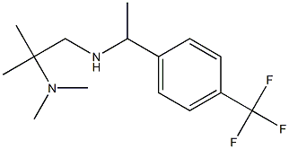 [2-(dimethylamino)-2-methylpropyl]({1-[4-(trifluoromethyl)phenyl]ethyl})amine Struktur