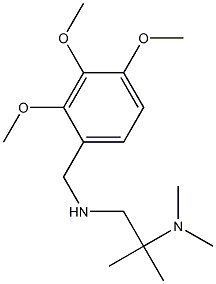 [2-(dimethylamino)-2-methylpropyl][(2,3,4-trimethoxyphenyl)methyl]amine Struktur