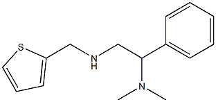 [2-(dimethylamino)-2-phenylethyl](thiophen-2-ylmethyl)amine Struktur