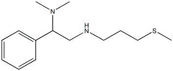 [2-(dimethylamino)-2-phenylethyl][3-(methylsulfanyl)propyl]amine Struktur