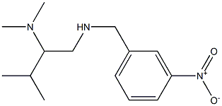 [2-(dimethylamino)-3-methylbutyl][(3-nitrophenyl)methyl]amine Struktur