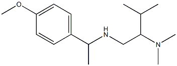 [2-(dimethylamino)-3-methylbutyl][1-(4-methoxyphenyl)ethyl]amine Struktur