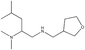 [2-(dimethylamino)-4-methylpentyl](oxolan-3-ylmethyl)amine Struktur