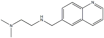 [2-(dimethylamino)ethyl](quinolin-6-ylmethyl)amine Struktur