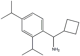 [2,4-bis(propan-2-yl)phenyl](cyclobutyl)methanamine Struktur