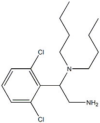 [2-amino-1-(2,6-dichlorophenyl)ethyl]dibutylamine Struktur