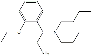 [2-amino-1-(2-ethoxyphenyl)ethyl]dibutylamine Struktur