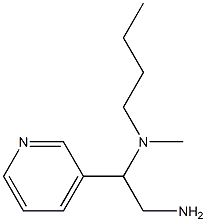 [2-amino-1-(pyridin-3-yl)ethyl](butyl)methylamine Struktur