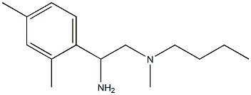 [2-amino-2-(2,4-dimethylphenyl)ethyl](butyl)methylamine Struktur