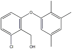 [2-chloro-6-(2,3,5-trimethylphenoxy)phenyl]methanol Struktur