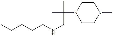 [2-methyl-2-(4-methylpiperazin-1-yl)propyl](pentyl)amine Struktur