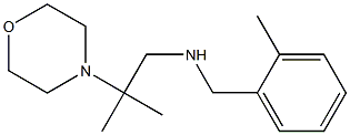 [2-methyl-2-(morpholin-4-yl)propyl][(2-methylphenyl)methyl]amine Struktur