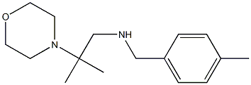 [2-methyl-2-(morpholin-4-yl)propyl][(4-methylphenyl)methyl]amine Struktur