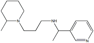 [3-(2-methylpiperidin-1-yl)propyl][1-(pyridin-3-yl)ethyl]amine Struktur