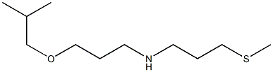 [3-(2-methylpropoxy)propyl][3-(methylsulfanyl)propyl]amine Struktur