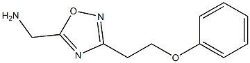 [3-(2-phenoxyethyl)-1,2,4-oxadiazol-5-yl]methanamine Struktur