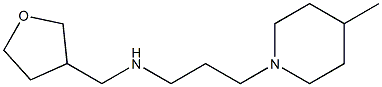 [3-(4-methylpiperidin-1-yl)propyl](oxolan-3-ylmethyl)amine Struktur