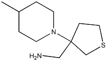 [3-(4-methylpiperidin-1-yl)tetrahydrothien-3-yl]methylamine Struktur