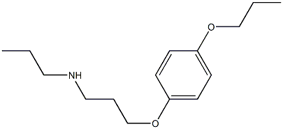 [3-(4-propoxyphenoxy)propyl](propyl)amine Struktur