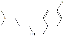 [3-(dimethylamino)propyl]({[4-(methylsulfanyl)phenyl]methyl})amine Struktur