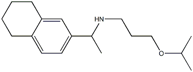 [3-(propan-2-yloxy)propyl][1-(5,6,7,8-tetrahydronaphthalen-2-yl)ethyl]amine Struktur