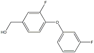 [3-fluoro-4-(3-fluorophenoxy)phenyl]methanol Struktur