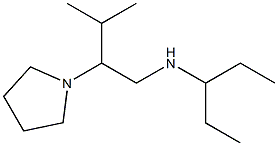 [3-methyl-2-(pyrrolidin-1-yl)butyl](pentan-3-yl)amine Struktur